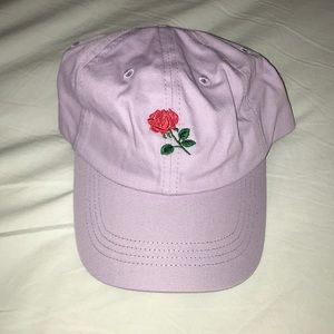 Lavender rose hat